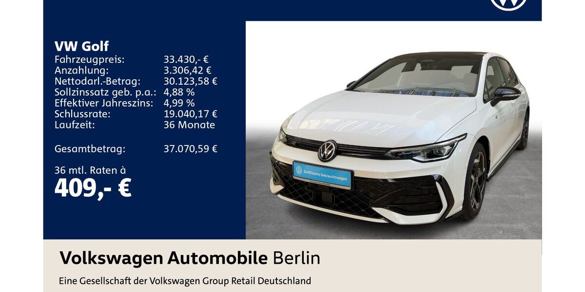 VW Golf 16.870 km 33.430 &euro; Berlin 12681