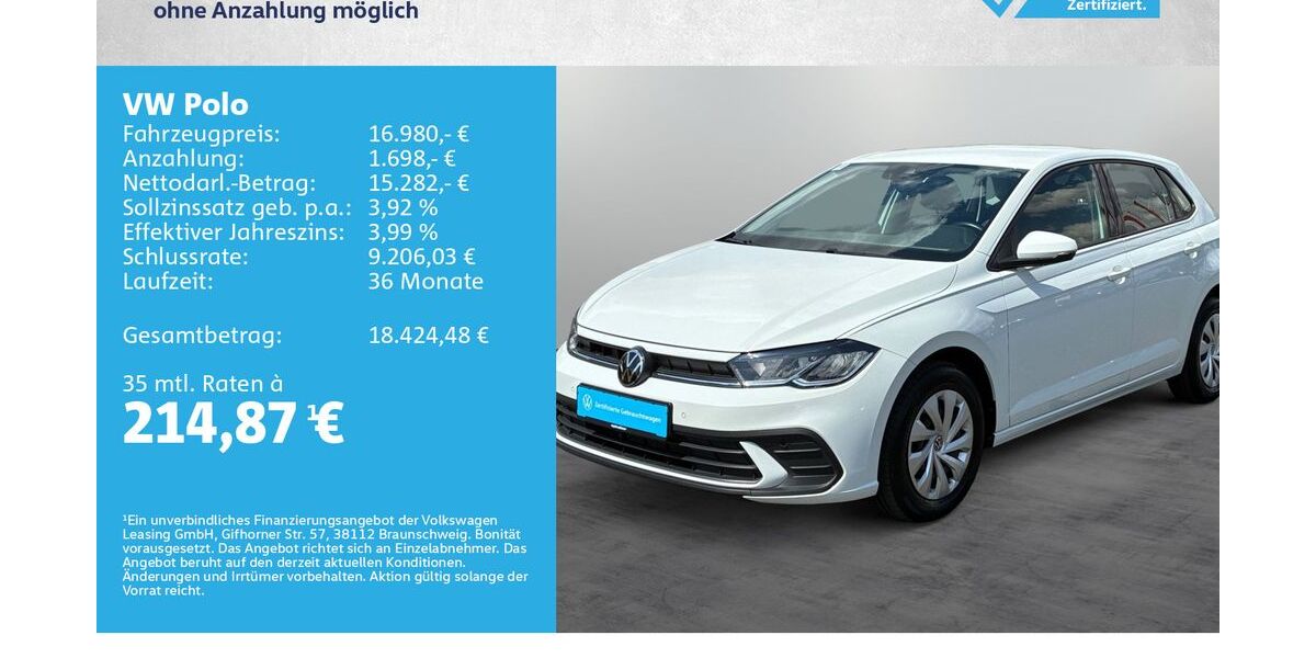 VW Polo 97.500 km 16.980 &euro; Kitzingen 97318