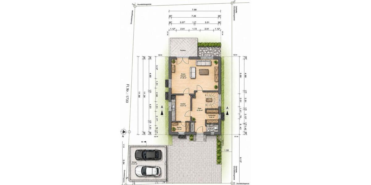Einfamilienhaus Wielenbach - 4 Zimmer, 164 m&sup2;, 1.199.500&euro; | Angebot:26904792