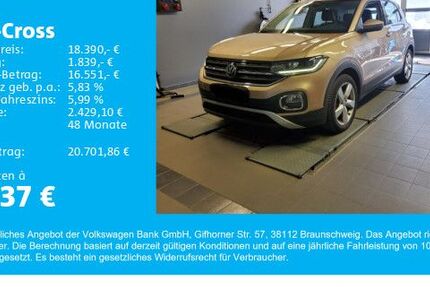 VW T-Cross 57.900 km 18.390 € Gersthofen 86368