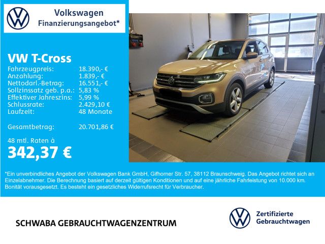 VW T-Cross 57.900 km 18.390 € Gersthofen 86368