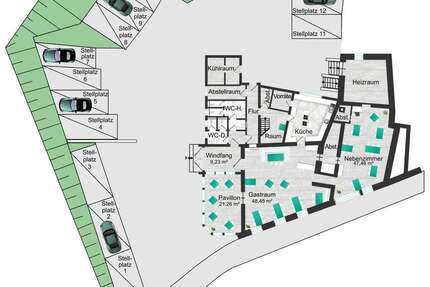 Gastronomie in Leiselheim 795.000 € 258 m² zimmer