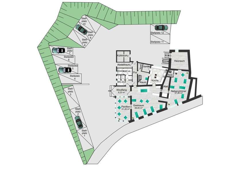 Gastronomie in Leiselheim 795.000 € 258 m² zimmer