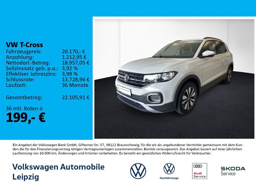 VW T-Cross 16.516 km 20.170 € Leipzig 04277