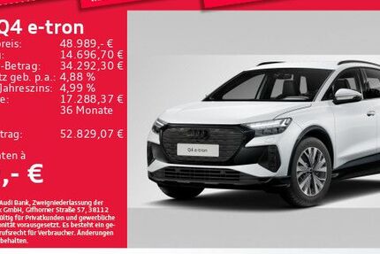 Audi Q4 e-tron 8.727 km 48.989 &euro; Eching 85386