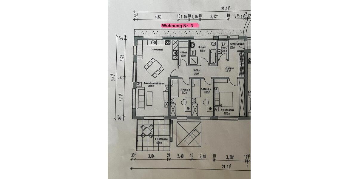 Erdgeschoßwohnung Bad Wurzach - 4 Zimmer, 104 m&sup2;, 449.000&euro; | Angebot:26757862