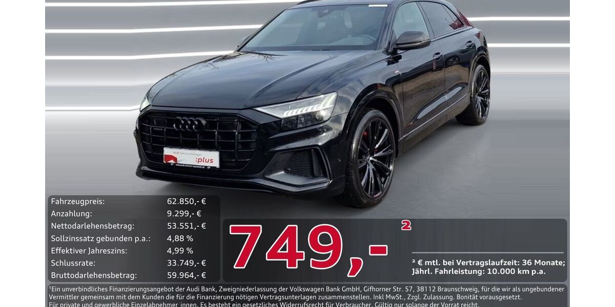 Audi Q8 110.105 km 62.850 &euro; Ingolstadt 85057