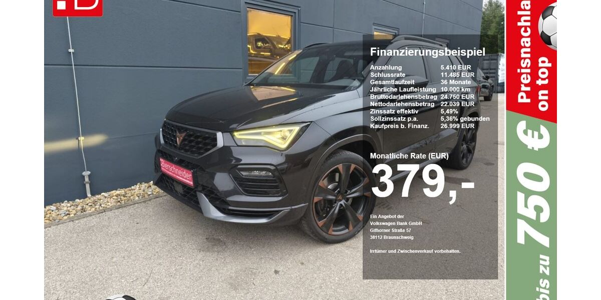 Cupra Ateca 136.865 km 24.999 &euro; Riedenburg 93339