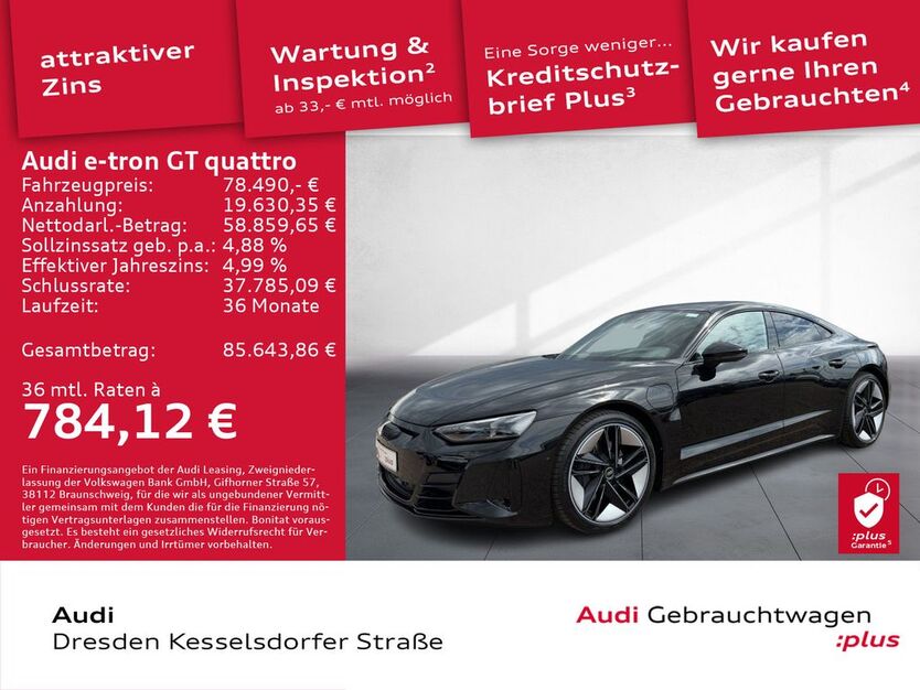 Audi e-tron GT 16.437 km 76.790 € Dresden 01169