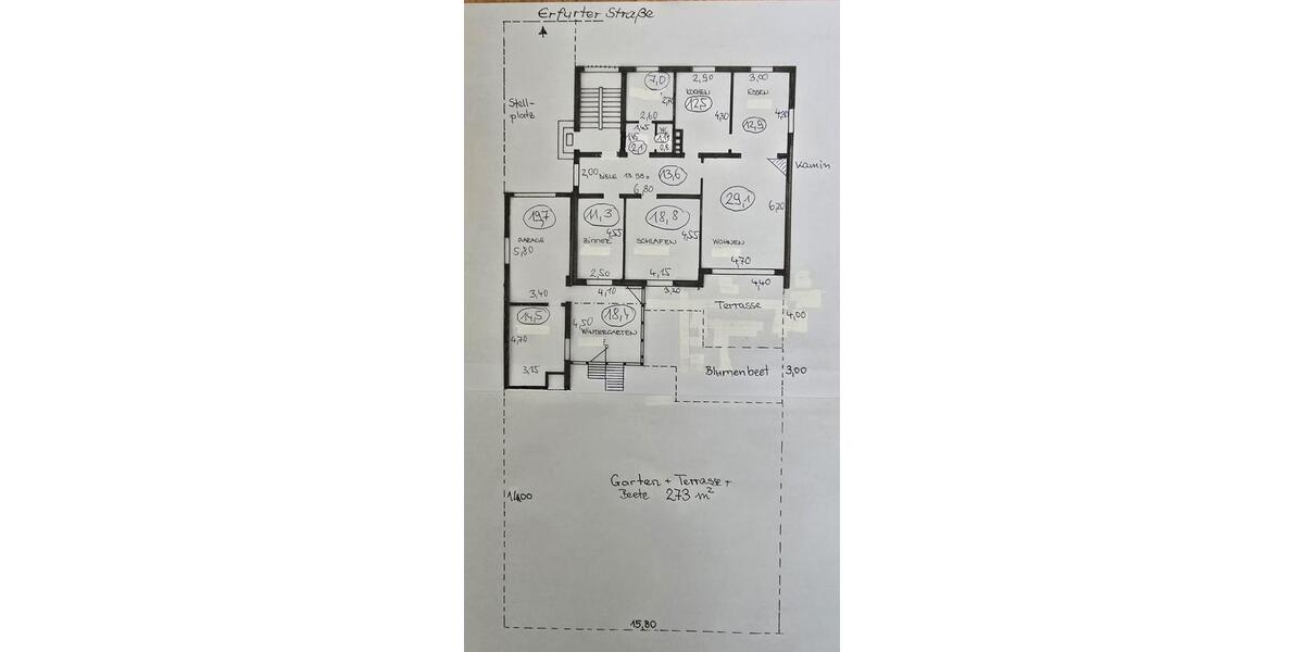 Erdgeschoßwohnung Rehau - 4 Zimmer, 127 m&sup2;, 175.000&euro; | Angebot:25963257