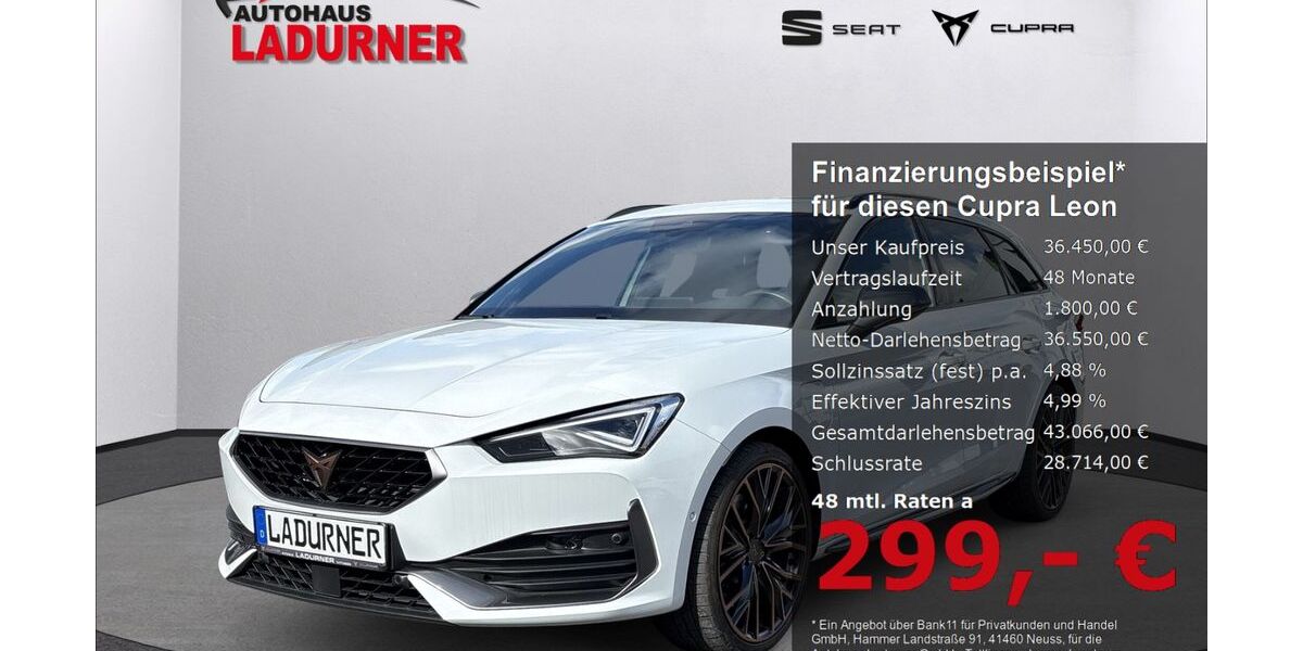 Cupra Leon 9.800 km 36.450 &euro; Tuttlingen 78532