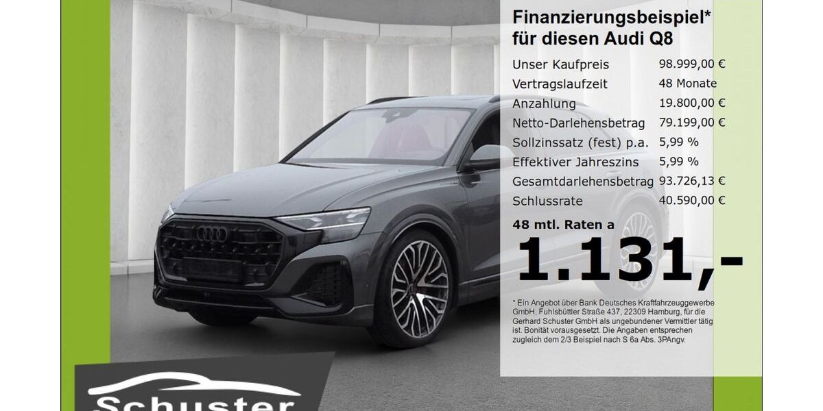 Audi Q8 1.360 km 98.999 &euro; Ruhstorf 94099