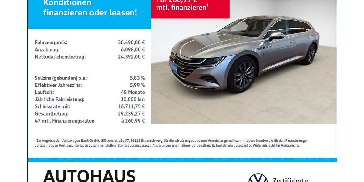 VW Arteon 39.236 km 29.980 &euro; Bitterfeld-Wolfen 06749