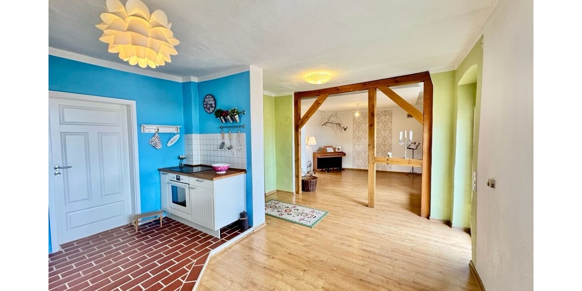 HORN IMMOBILIEN ++ Wohnhaus mit zwei Wohneinheiten und Gartengrundstück am See in Penkun - Reihenhaus Penkun | Angebot:27265756