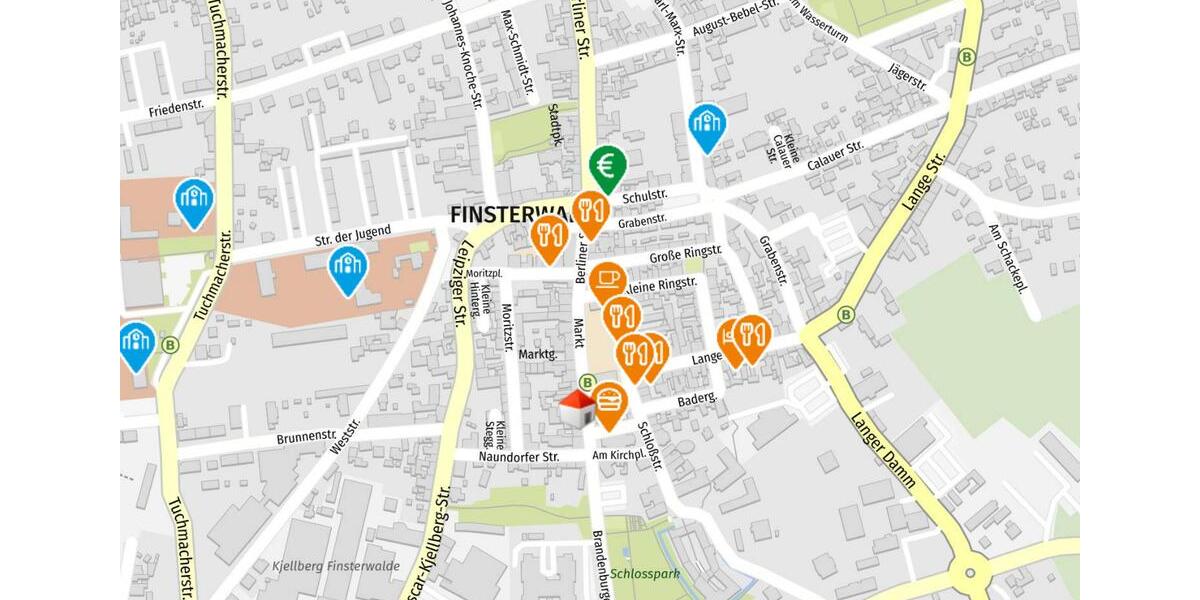 Maisonettenwohnung Finsterwalde - 2 Zimmer, 55 m&sup2;, 435&euro; | Angebot:25891635