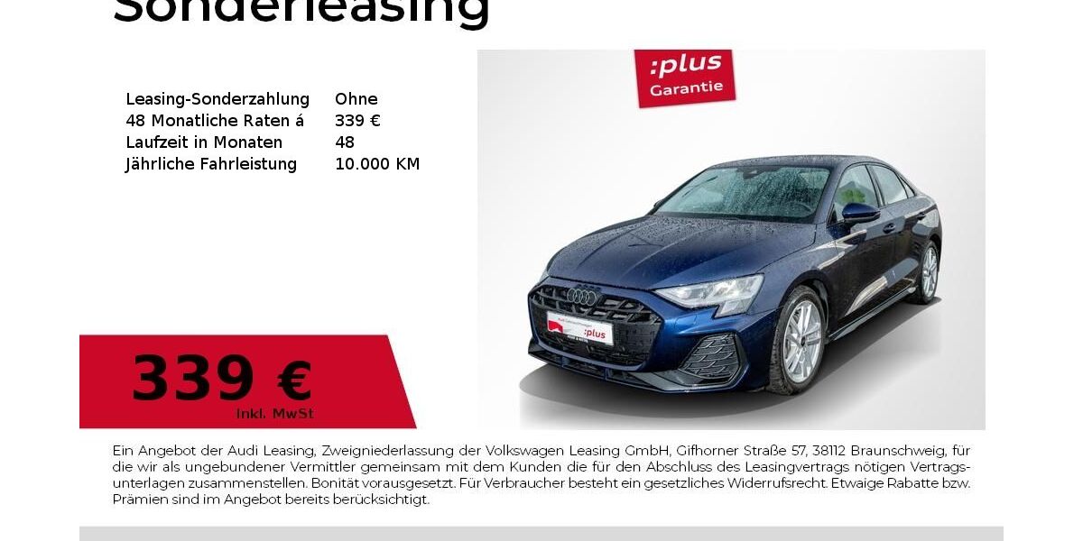 Audi A3 29.899 km 33.990 &euro; Bernburg 06406