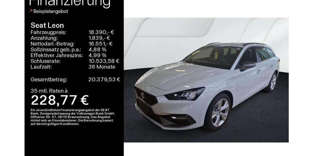 Seat Leon 84.700 km 18.390 &euro; Lichtenfels 96215