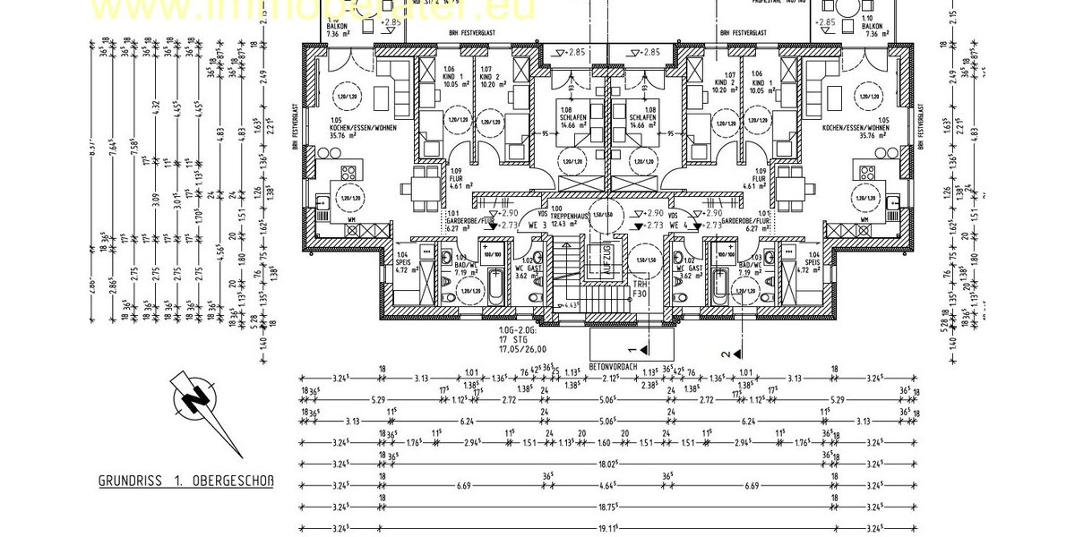 Kap. Anlage oder Eigenbezug- Projektierte-4-ZI-Whg-WFL 99 m² beste Bauqualität-KfW 40-QNG- höchste Förderung möglich! - Etagenwohnung Schwandorf | Angebot:17026059
