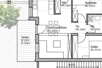 Wohnung Maxhütte-Haidhof Haidhof - 3 Zimmer, 67 m&sup2;, 1.030&euro; | Angebot:25925028