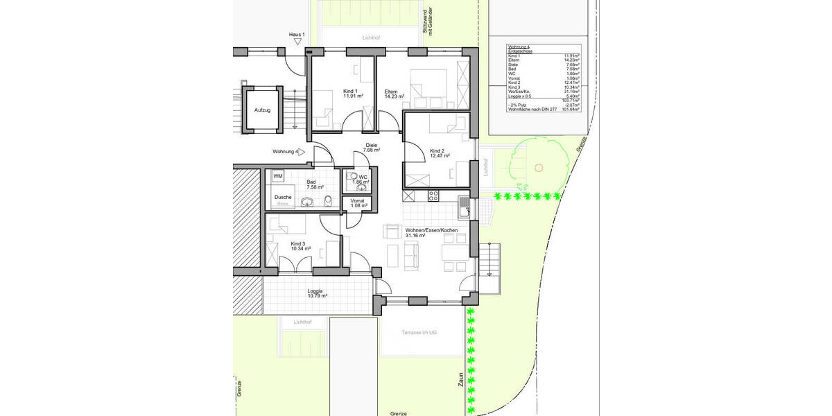 Etagenwohnung Endingen am Kaiserstuhl Endingen - 5 Zimmer, 101 m&sup2;, 579.000&euro; | Angebot:26289789