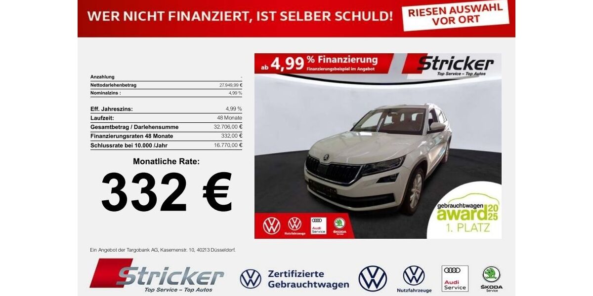 Skoda Kodiaq 59.294 km 27.949 &euro; Horn-Bad Meinberg 32805