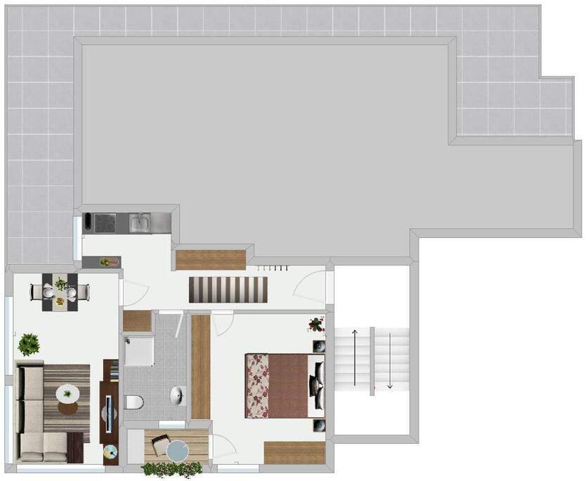 Vermietete Eigentumswohnung in Essen-Bredeney 2 zimmer