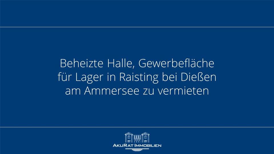 Gewerbeobjekt Dießen am Ammersee - 1.480&euro; | Angebot:18092674