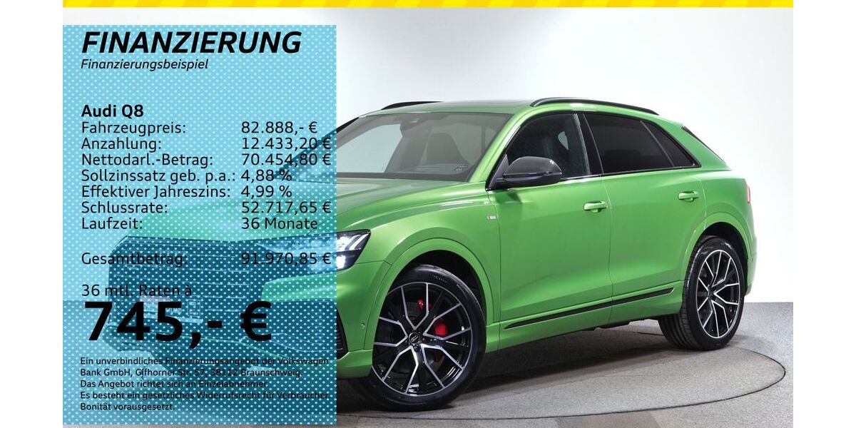 Audi Q8 24.800 km 79.950 &euro; Auerbach/Rebesgrün 08209
