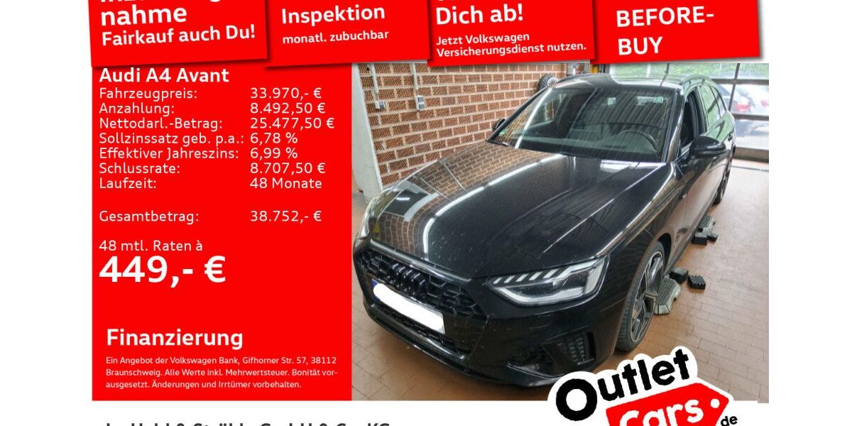 Audi A4 68.628 km 33.970 &euro; Senden 89250