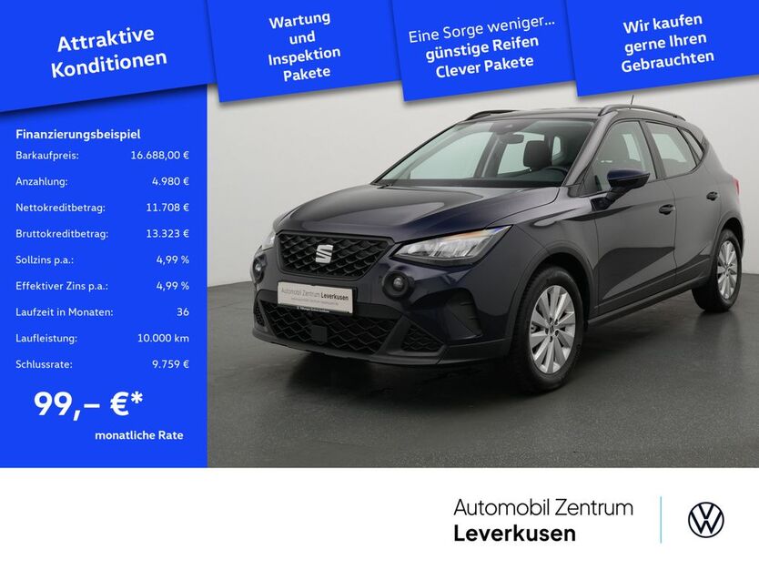 Seat Arona 17.270 km 16.688 € Leverkusen 51379