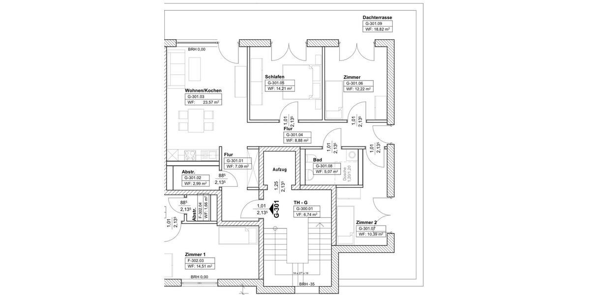Dachgeschoßwohnung Rüdersdorf bei Berlin - 4 Zimmer, 103 m&sup2;, 1.755&euro; | Angebot:26424730