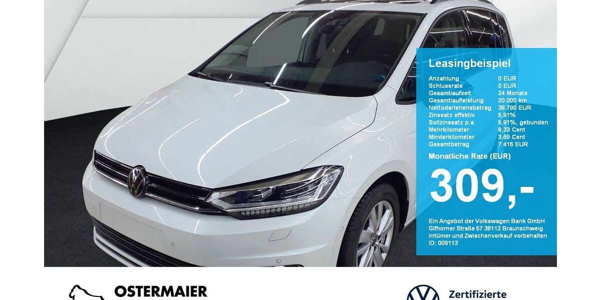 VW Touran 12.150 km 38.790 € Vilsbiburg 84137