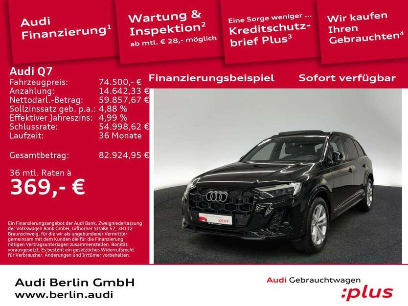Audi Q7 28.000 km 74.500 € Berlin 10587
