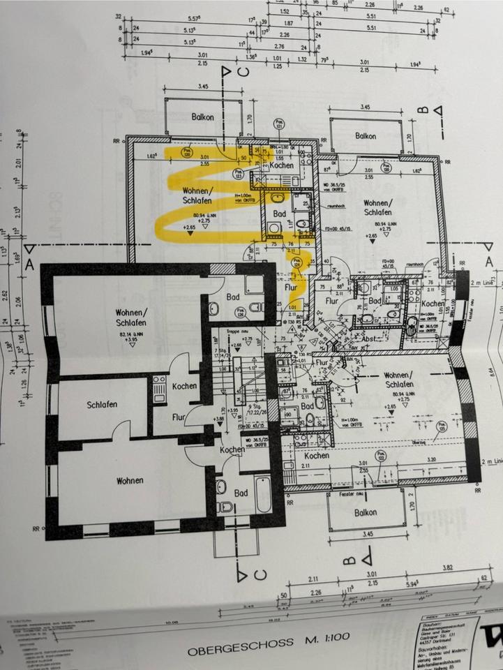 Helle,1,5 Zimmer Wohnung mit Balkon in Dortmund Asseln (47,92 m²)