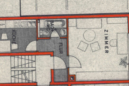 Wohnung Stuttgart Luginsland - 1 Zimmer, 40 m&sup2;, 550&euro; | Angebot:24997056