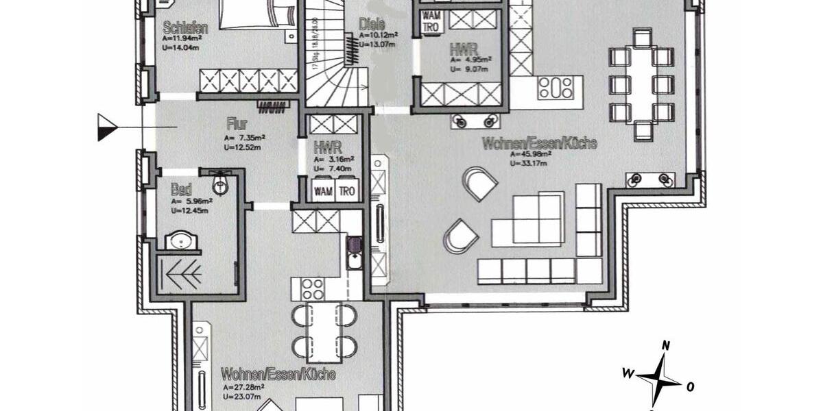 Einfamilienhaus Syke - 7 Zimmer, 214 m&sup2;, 1.980&euro; | Angebot:26072922