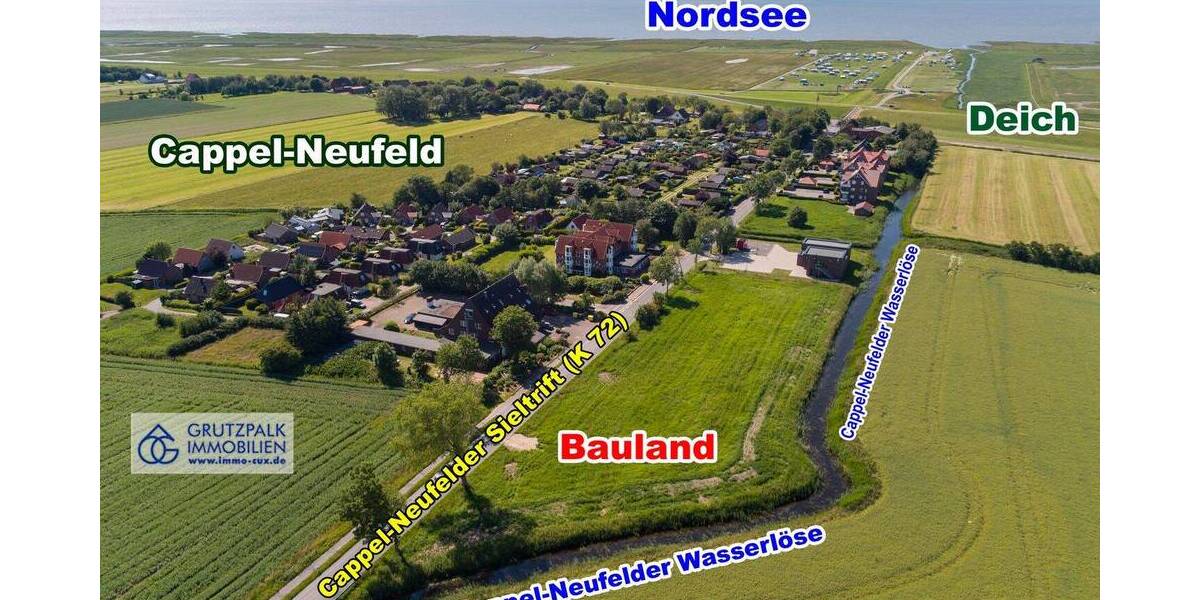 Grundstück Wurster Nordseeküste Cappel-Neufeld - 186.000&euro; | Angebot:25798109