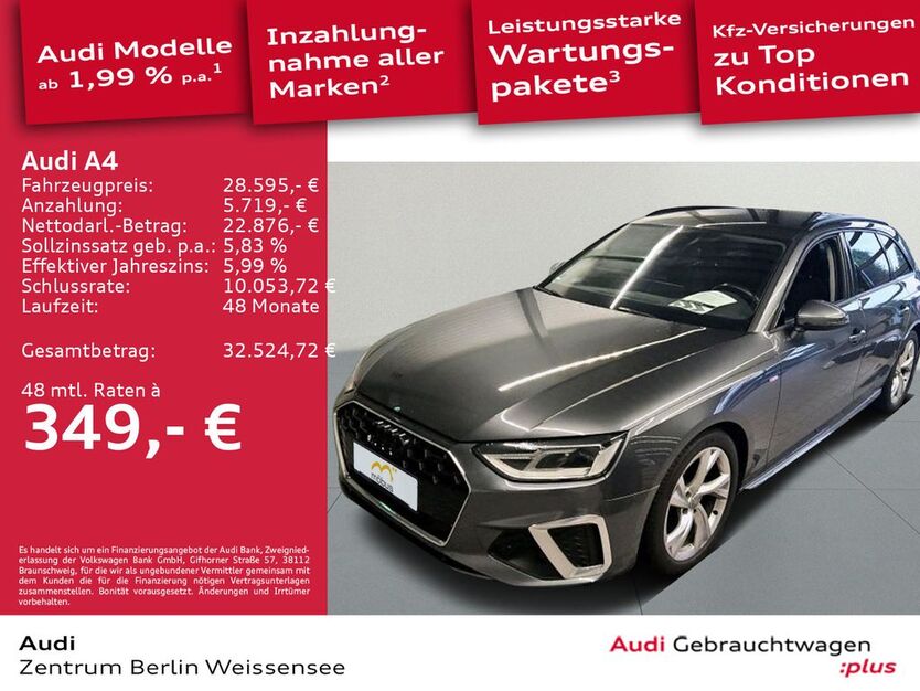 Audi A4 60.214 km 28.595 € Berlin 13088