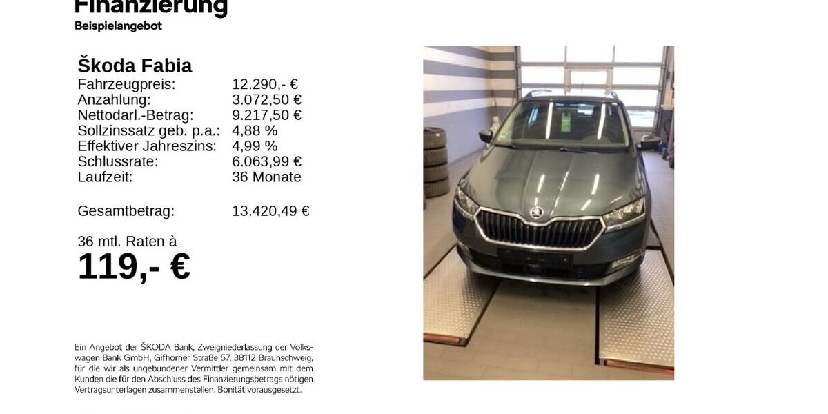 Skoda Fabia 67.412 km 11.990 &euro; Hildesheim 31137