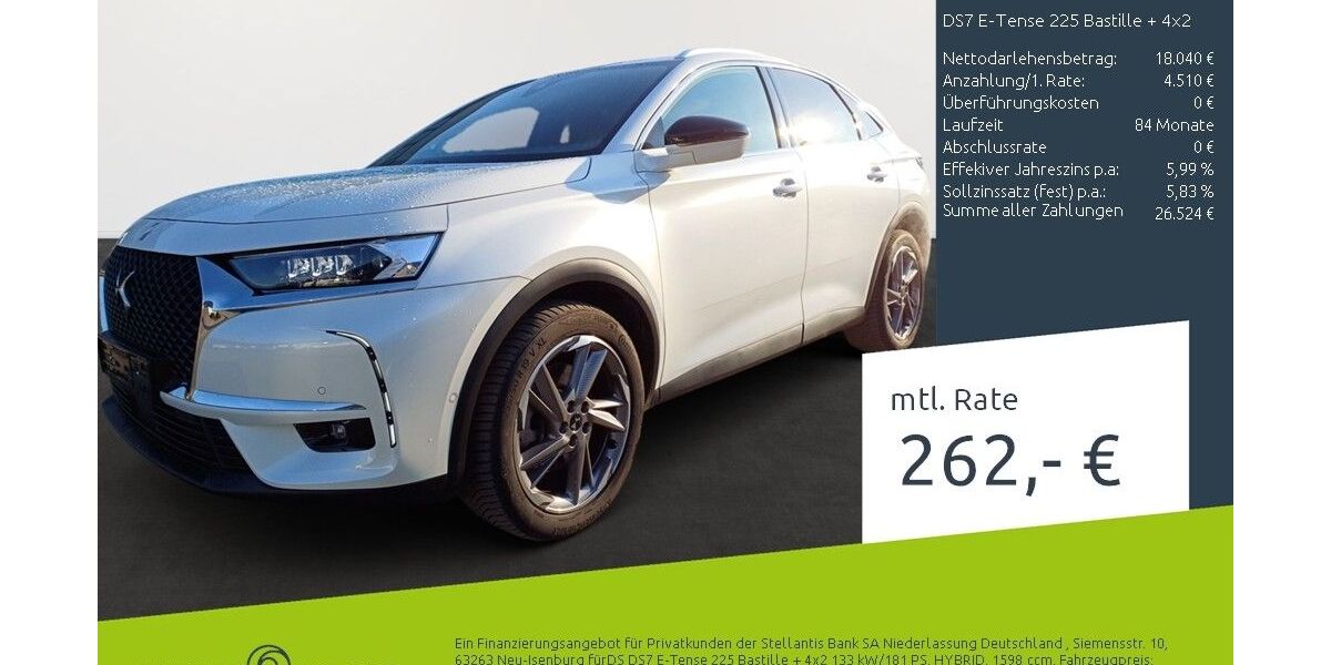 DS Automobiles DS7 (Crossback) 31.955 km 22.550 &euro; Borken 46325