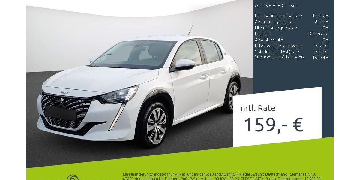 Peugeot 208 40.774 km 13.990 &euro; Borken 46325