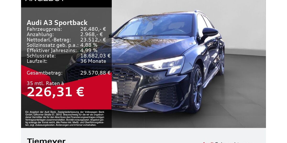 Audi A3 48.518 km 24.980 &euro; Gelsenkirchen 45894