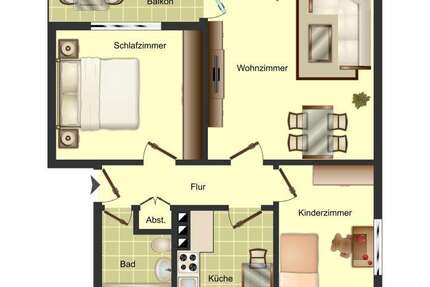 Wohnung zum Mieten in Bergkamen 509 € 64.91 m² 3 zimmer