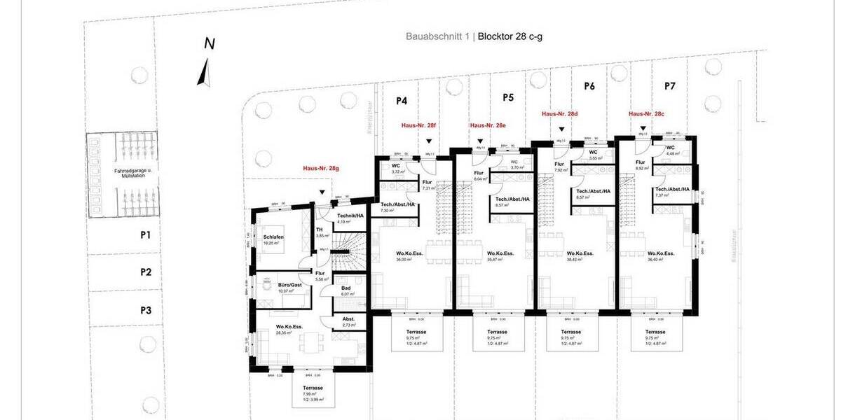 Reihenendhaus Steinfurt Burgsteinfurt - 3 Zimmer, 121 m&sup2;, 491.400&euro; | Angebot:25736077