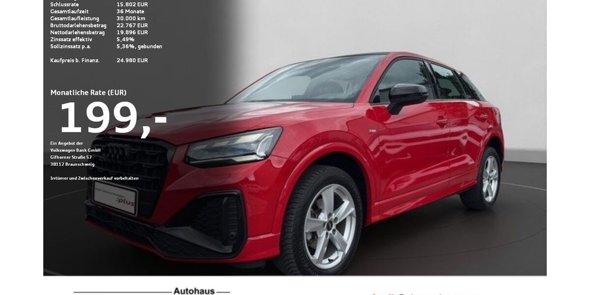 Audi Q2 73.505 km 24.980 &euro; Ravensburg 88214