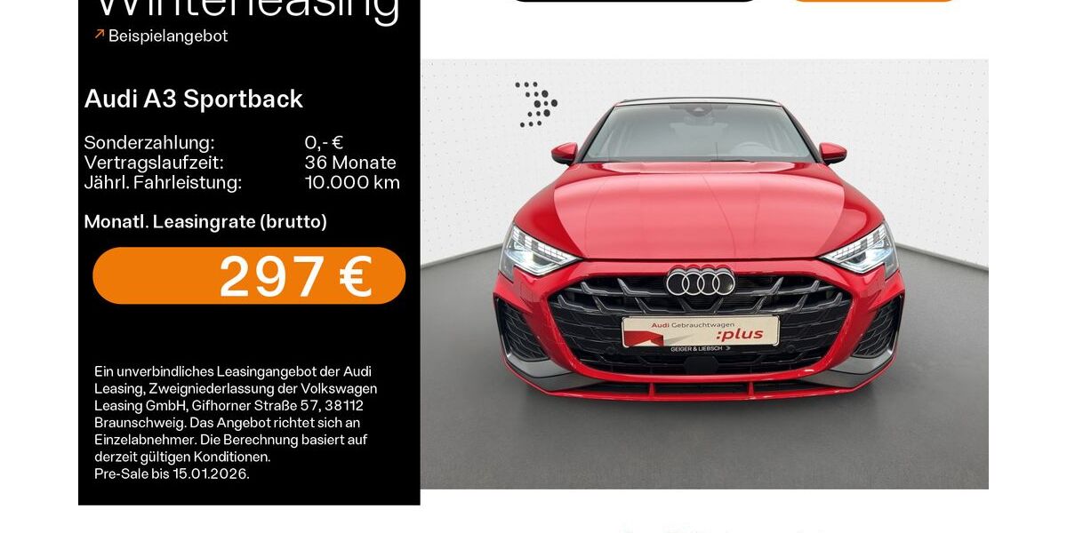 Audi A3 4.800 km 34.039 &euro; Linsengericht 63589