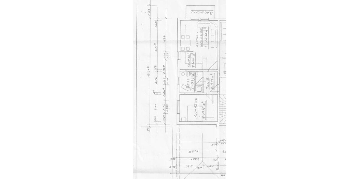Etagenwohnung Neuhof - 2 Zimmer, 61 m&sup2;, 600&euro; | Angebot:26087082