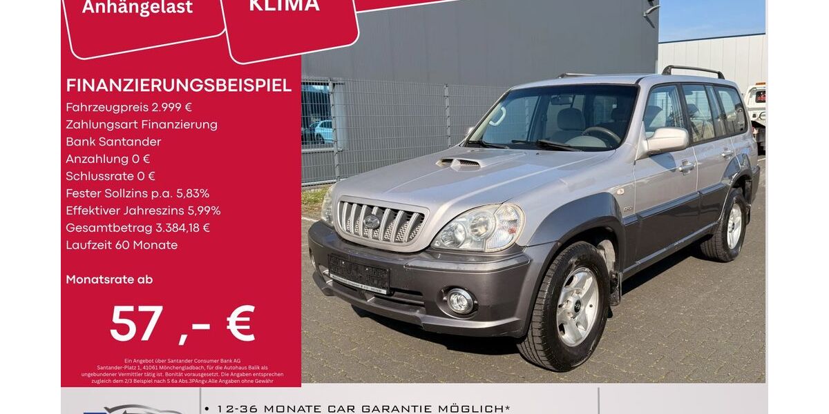 Hyundai Terracan 199.999 km 3.333 &euro; Übach-Palenberg ( nähe Aachen ) 52531