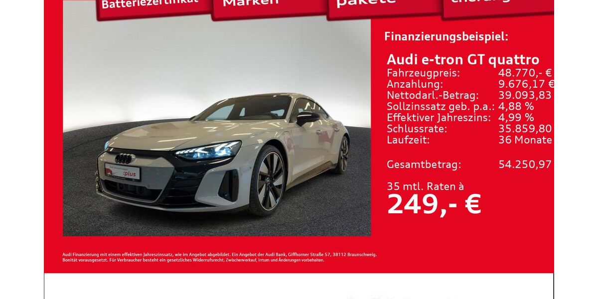 Audi e-tron GT 63.540 km 48.770 &euro; Hamburg 22419
