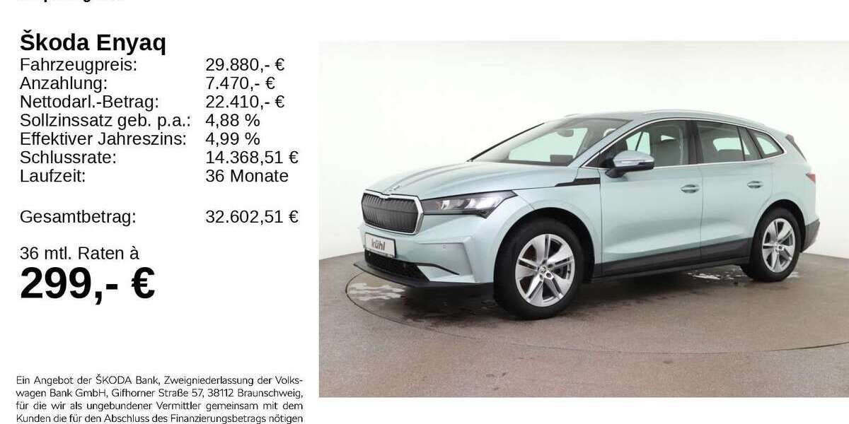 Skoda Enyaq 53.840 km 29.580 &euro; Gifhorn 38518
